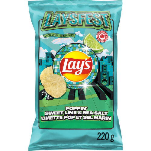 Lays - Limited Edition Poppin' Sweet Lime & Sea Salt