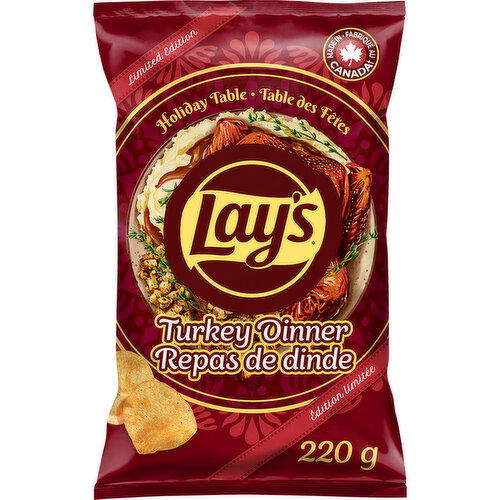 Lays - Turkey Dinner Potato Chips