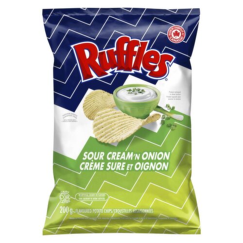 Ruffles - Potato Chips, Sour Cream & Onion