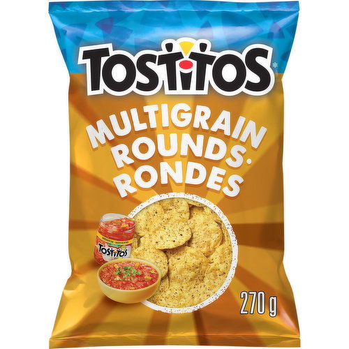 Tostitos - Multigrain Tortilla Chips -  Rounds