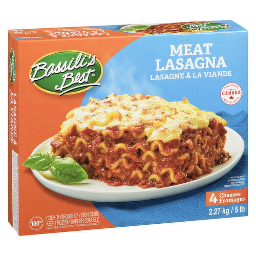 Bassili's Best - Meat Lasagna with 4 Cheeses