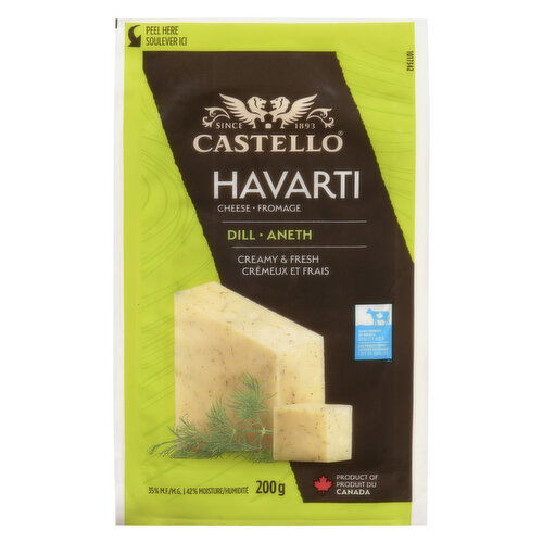 Arla - Dofino Havarti Cheese Block - Creamy Dill