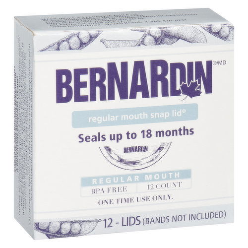 Bernardin - Snap Lid Standard 70mm