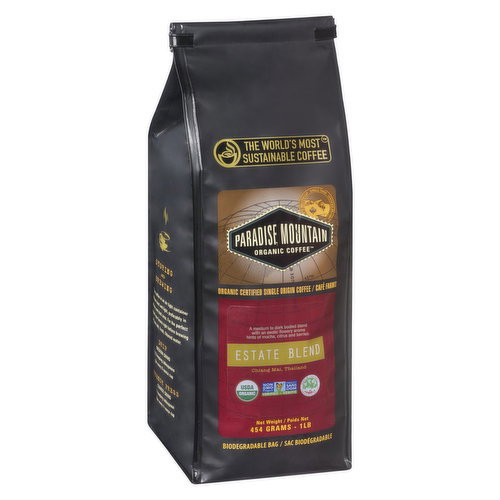 Paradise Mountain - Organic Coffee Estate Blend - Whole Bean