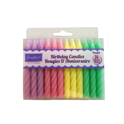 Twinkle - x Birthday Candles Pastel