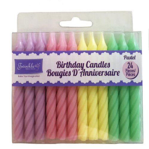 Twinkle - Pastel Birthday Candles