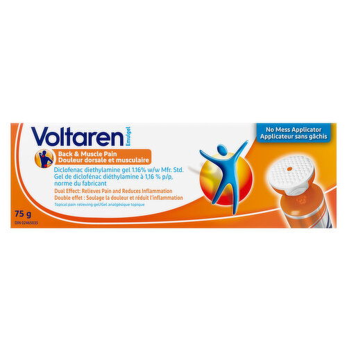 Voltaren - Emugel Back & Muscle Pain Gel