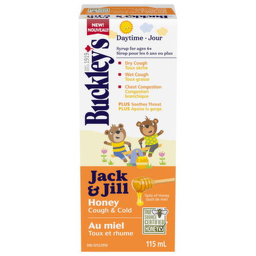 Buckleys - Jack & Jill Daytime Cough & Cold - Honey