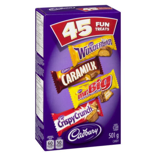 Cadbury - Fun Treats Chocolate Bars, Assorted