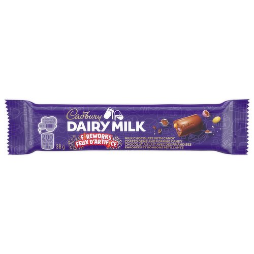 Cadbury - Dairy Milk Chocolate Fireworks Bar