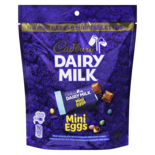 Cadbury - Dairy Milk Mini Eggs, Mini Bars