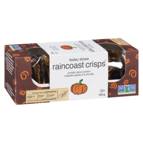 Lesley Stowe - Raincoast Crisps - Pumpkin Spice Crackers