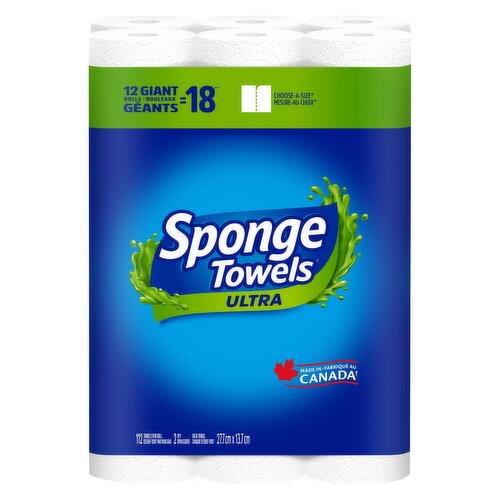 Sponge Towels - Ultra 12 Eq 18