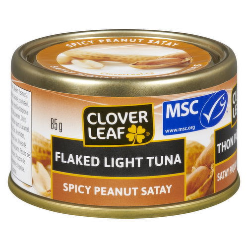 Clover Leaf - Flaked Light Tuna - Spicy Peanut Satay