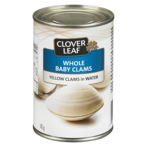 Clover Leaf - Whole Baby Clams in Water