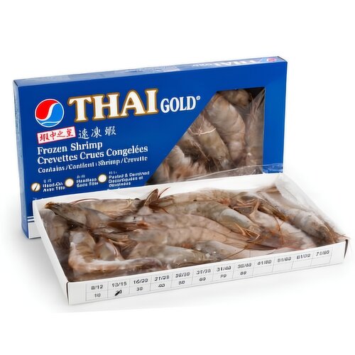 Thai Gold - Frozen White Shrimp, Head On