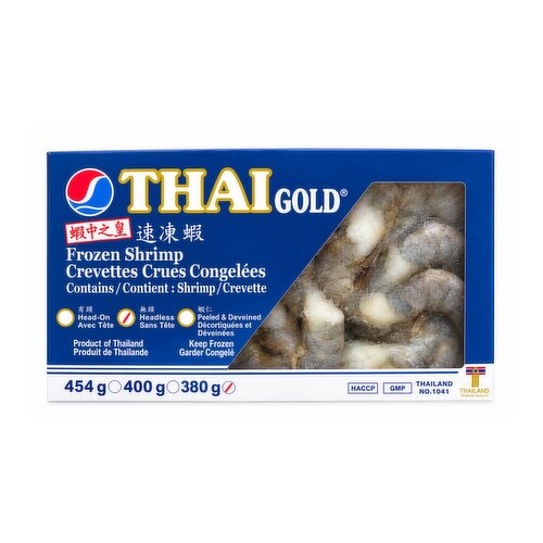 Thai Gold - White Shrimp, Headless Shell-On