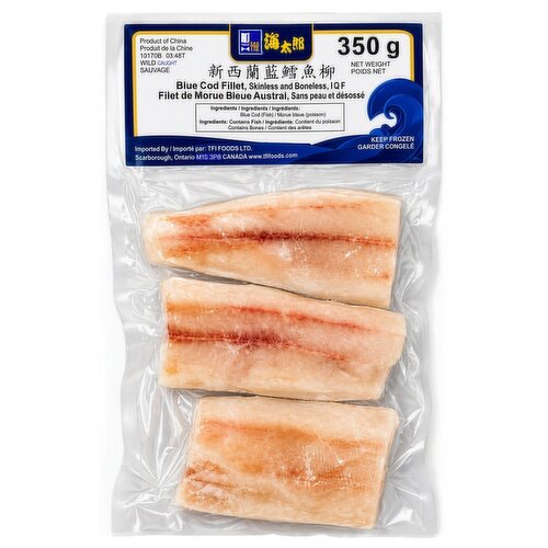 Black Tie - IQF Blue Cod Fillets