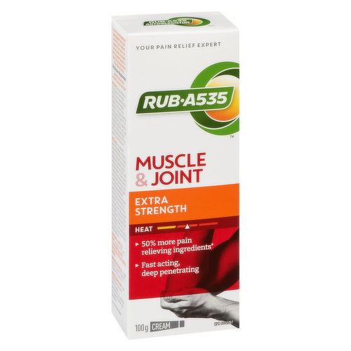 Rub A 535 - Muscle & Joint Heating Cream - Extra Strength