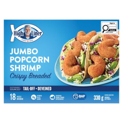 High Liner - Jumbo Popcorn Shrimp Crispy Breaded