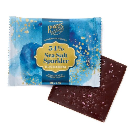 Rogers Chocolates - 54% Sea Salt Sparkler Bar
