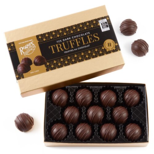 Rogers Chocolates - 72% Dark Chocolate Truffles Box