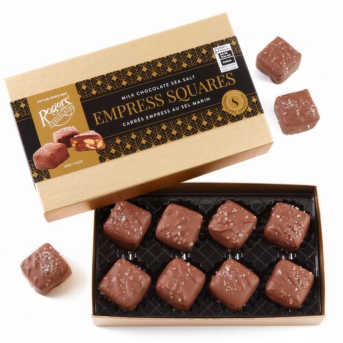 Roger's Chocolates - Sea Salt Empress Squares