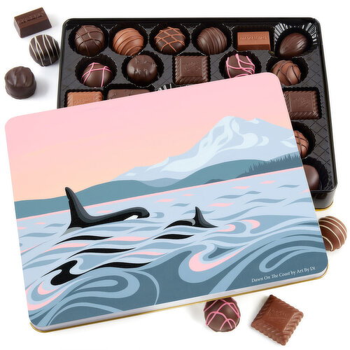 Rogers' Chocolates - Large Chocolate Tin, Dawn On The Coast
