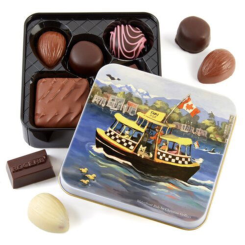 Roger's Chocolates - Waterfront Ride Small Square Tin