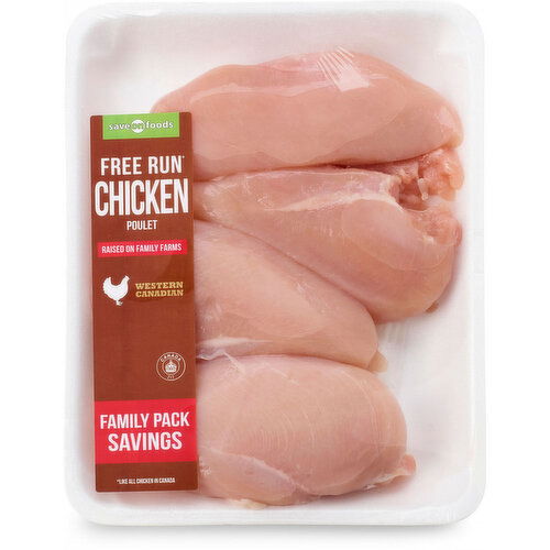 Save-On-Foods - Chicken Breast, Boneless Skinless Family Pack.