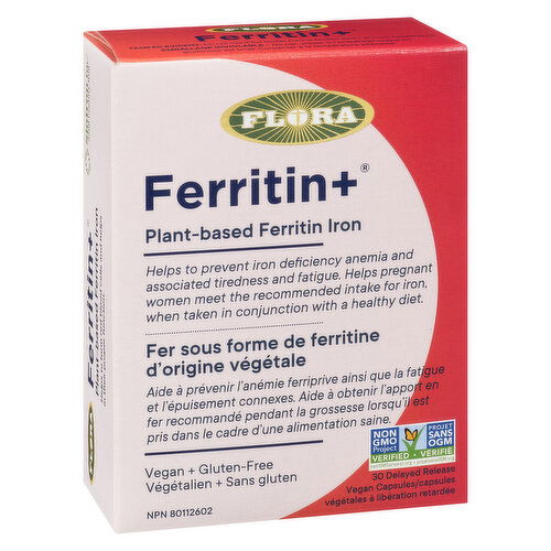 Flora - Ferritin+ Plant Based Ferriton Iron