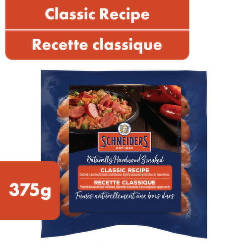 SCHNEIDERS - Naturally Hardwood Smoked Classic Recipe Sausage