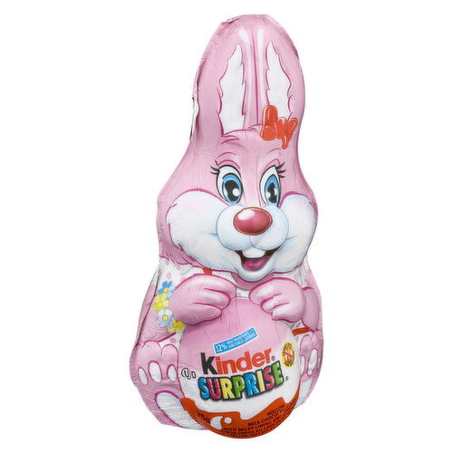 Kinder - Suprise Hollow Chocolate Bunny Pink