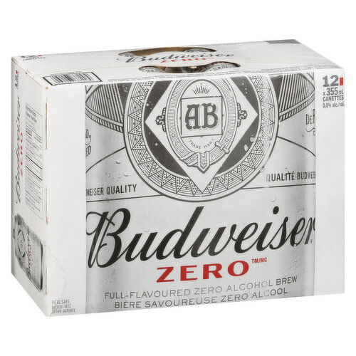 Budweiser - Non-Alcoholic Beer - Zero