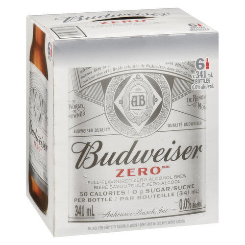 Budweiser - Non-Alcoholic Beer - Zero