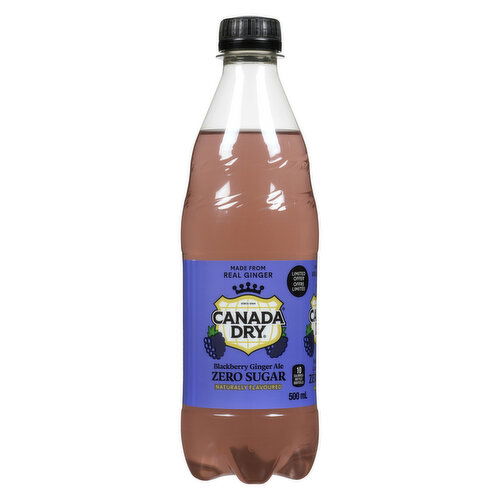 Canada Dry - Blackberry Ginger Ale Zero Sugar