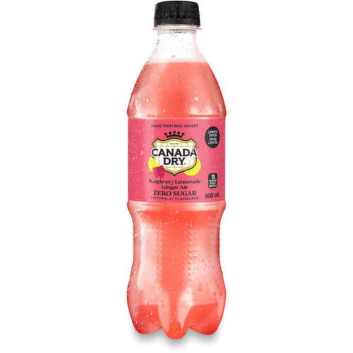 Canada Dry - Raspberry Lemonade Ginger Ale Zero Sugar