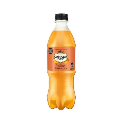 Canada Dry - Ginger Ale - Peach Mango Zero Sugar