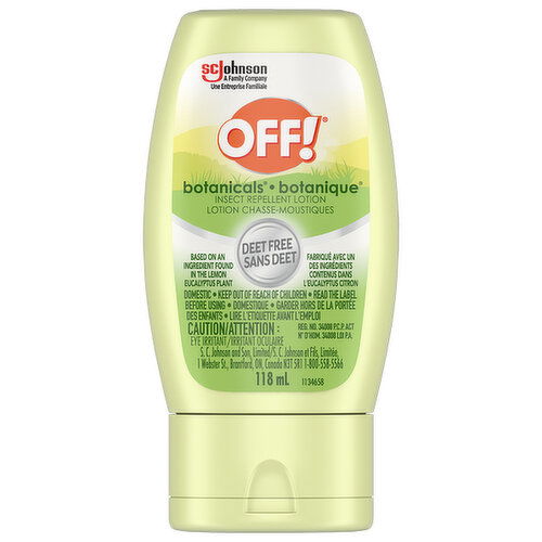 Off! - Botanicals Insect Repellent Lotion - Deet Free