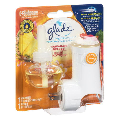 Glade - Plugins Scented Oil Hawaiian Breeze Starter Kit