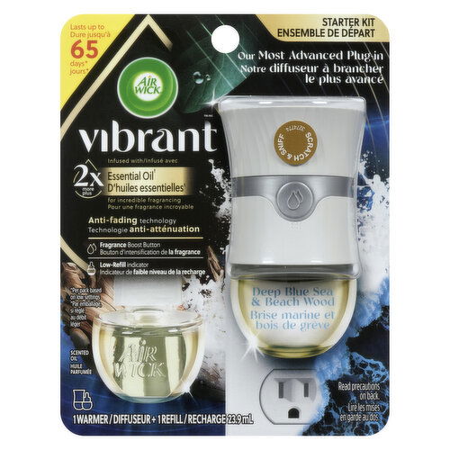 Air Wick - Scented Oil Plug + 20ml Deep Blue Sea Kit