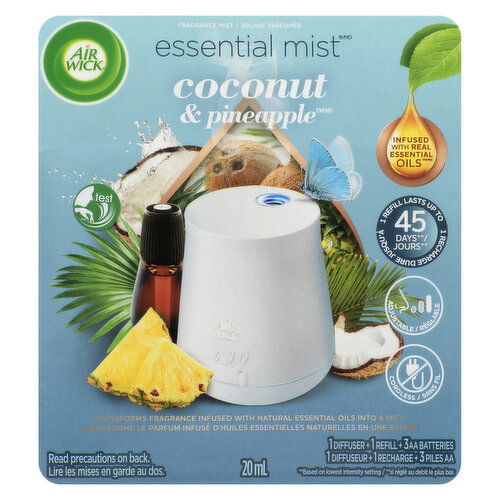 Air wick - Airwick Ess Mist Kit Coconut&Pineapple