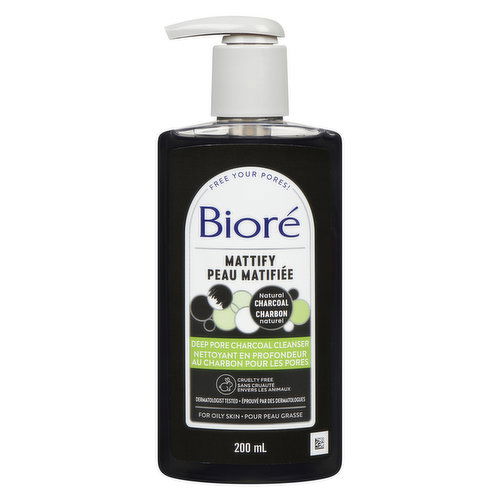 Biore - Deep Pore Charcoal Cleanser