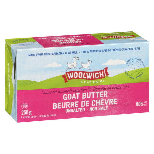 Woolwich Dairy - Goat Butter Unsalted