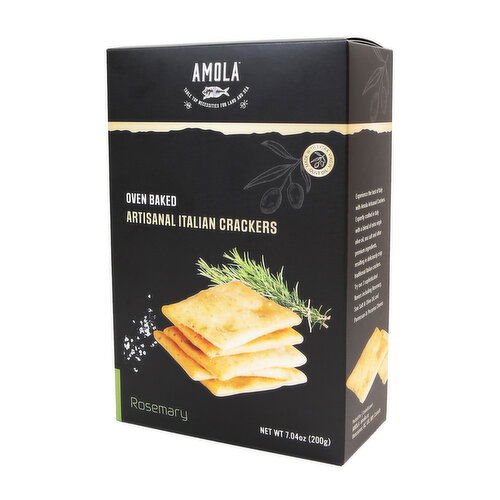 Amola - Rosemary Oven Baked Crackers
