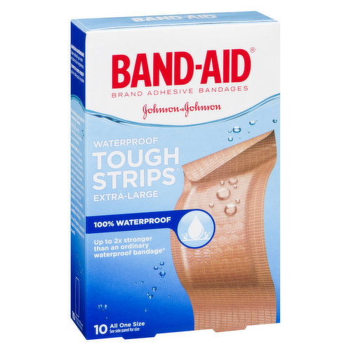 Johnson & Johnson - Tough Strips Bandages Extra Large