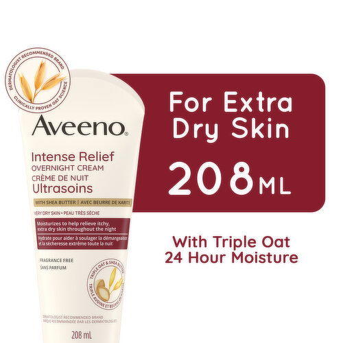 Aveeno - Intense Relief Overnight Cream