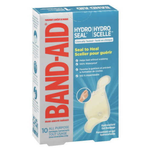 Johnson & Johnson - Hydro Seal Brand Adhesive Bandages, All Purpose
