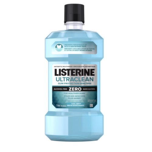 Listerine - Ultraclean Zero Mouthwash, Cool Mint