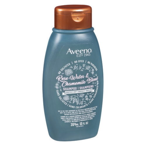 Aveeno - Rose Water and Chamomile Blend Shampoo